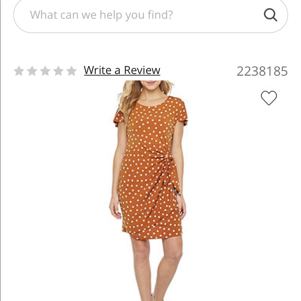 Robbie Bee Side-Tie Wrap Dress with Short Sleeves